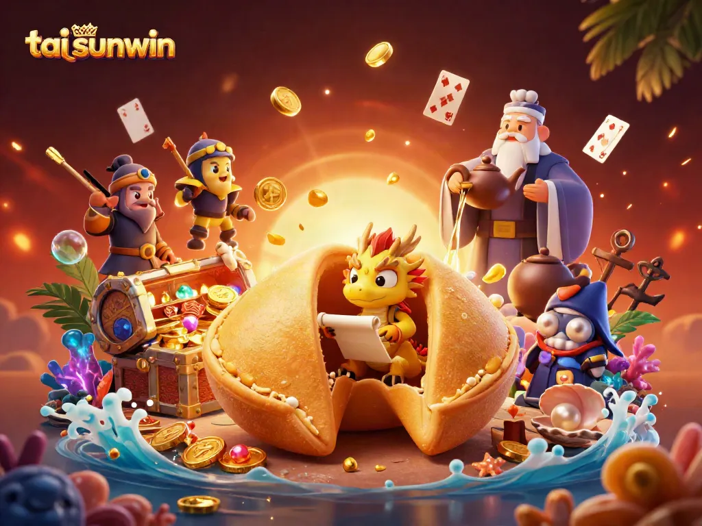Play exciting games at tai sunwin, where a golden fortune cookie holds riches and adventure.