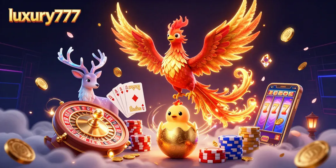 Win big with luxury777 as a phoenix rises amid casino excitement and riches