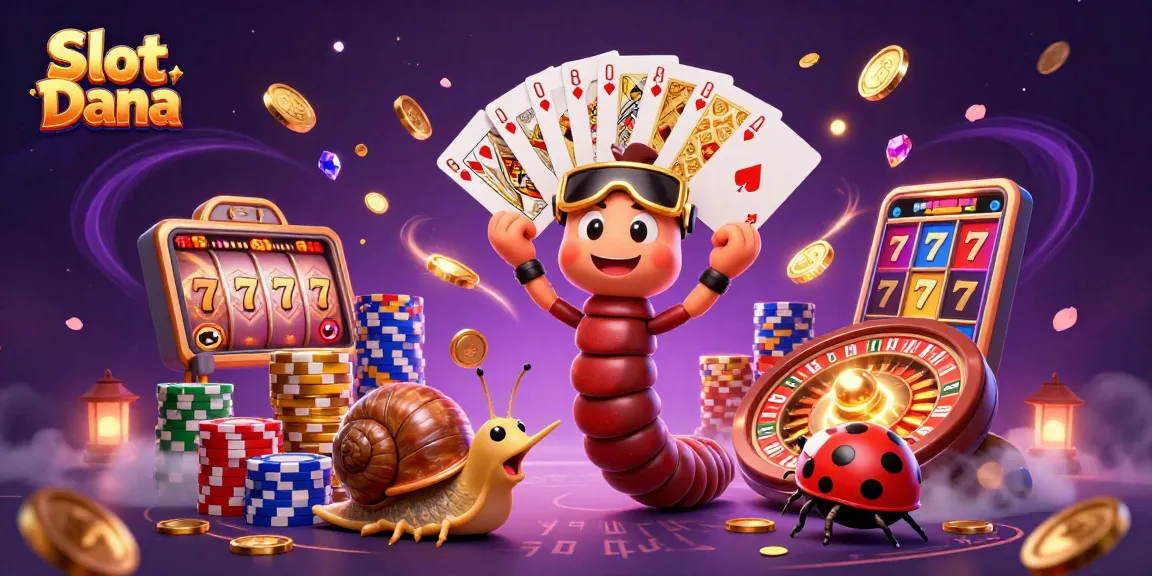 Experience thrilling wins with Slot Dana, featuring a lively dealer and exciting game elements.