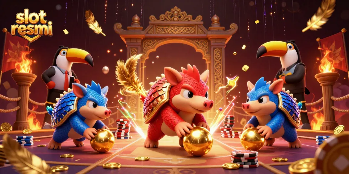 Engage in the excitement of slot resmi with vibrant pangolin rivals and dynamic casino elements.