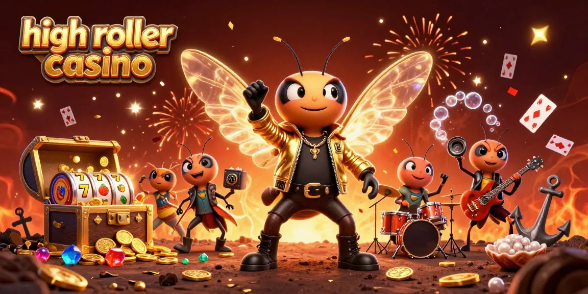 Experience high roller casino excitement with vibrant characters and dazzling treasures!