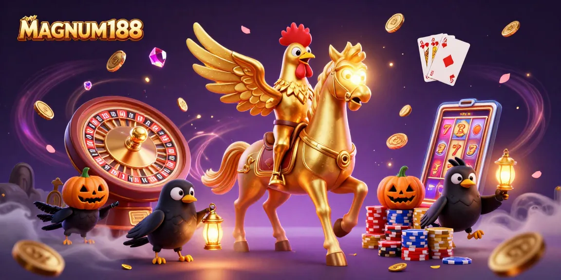 Place your bets on MAGNUM188's exciting sports betting platform with glowing excitement and dynamic action!